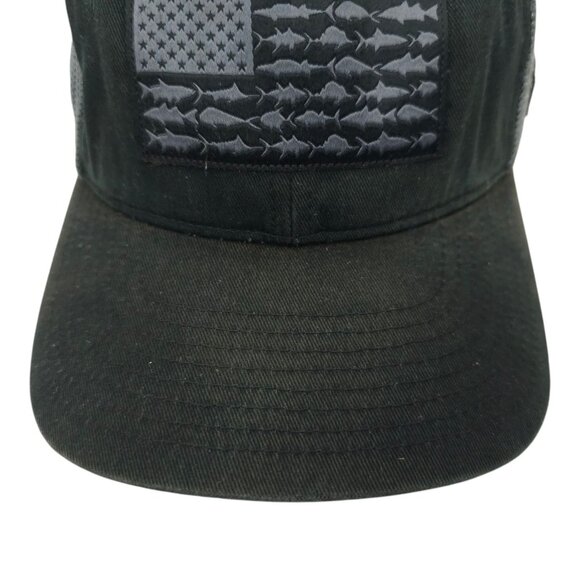 Columbia PFG Mesh Flexfit L/XL Cap Performance Fishing Gear Flag Patch Hat - Picture 6 of 15